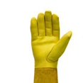 thumbnail image 5 of Sheepskin gardening gloves long labor protection gloves anti-stab anti-cut flower special art protective garden thick wear-resistant forestry gloves, 5 of 5