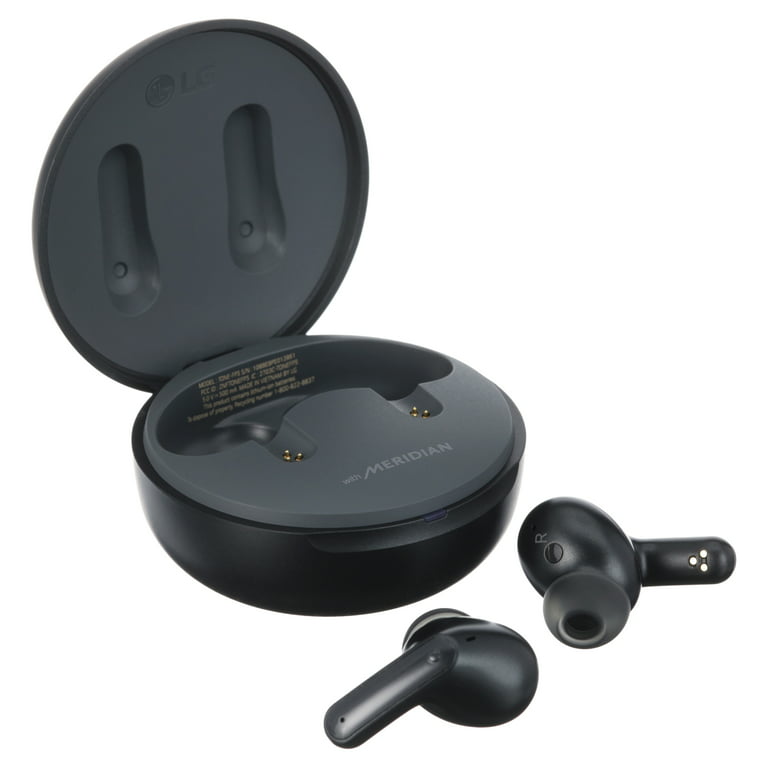 LG TONE Free FP8 Enhanced Active Noise Cancelling True Wireless Bluetooth  Earbuds with Meridian Sound, UVnano Kills 99.9% of Bacteria on Speaker  Mesh, Immersive 3D Sound, 3 Mics, Black