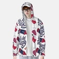 thumbnail image 4 of Kll Red Wine Glass Bottle Print Men'S Women’s Upf 50+ Sun Protection Outdoor Hoodie Jacket Long Sleeve Fishing Hiking Performance Shirt- X-Large, 4 of 8