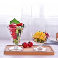 thumbnail image 3 of Opvise Heavy Base Transparent Plastic Ice Cream Cup with Wide Opening, Durable Reusable Sundae Dish for Desserts, Snacks, Parties, Weddings, Picnics (4.02"-6.89" Sizes), 3 of 8