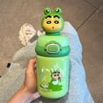 thumbnail image 1 of Taza termo para niños Crayon Shin-chan de calidad alimentaria 316, taza de agua de acero inoxidable de alta apariencia para niñas, taza con pajita anticaída, 1 of 5