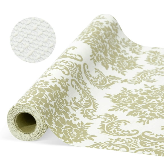 RAY STAR Shelf Liner Non Slip 18x96 Inch, Non Adhesive Drawer Liner, Waterproof Shelf Liners for Kitchen Cabinets