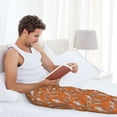 thumbnail image 5 of Salouo Halloween Mummy Print Pajama Pants for Men, Lounge Pants Elastic Waistband Casual Men's sleepwear Loungewear Sleep Pajama Pant -Medium, 5 of 7