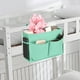 thumbnail image 5 of Bolsa organizadora de almacenamiento junto a la noche | Caddie de poliéster colgante con múltiples bolsillos | Gran capacidad para libros, teléfono, gafas, aperitivos | Encaja en la litera de la, 5 of 5