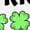 AA-White, variant on Inktastic Happy St. Patrick's Day Green Hat and Clovers Girls Toddler Dress