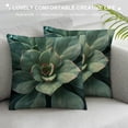 thumbnail image 3 of Cactus Pillows Decorative Throw Pillow Cover Cactus Flower Pillow Case Inch Linen Square Cushion Cover for Sofa Bed Green, 3 of 5