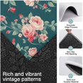 thumbnail image 3 of Pioneer Flower Floral Print Pattern Kitchen Rugs Sets Of 3,Kitchen Runner Rugs Non Skid Washable,Decorative Kitchen Floor Mats for Kitchen,Sink,Laundry,17"x30"+ 17"x47" + 17"x59", 3 of 6
