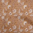 thumbnail image 1 of oneOone Coton Flex Brun Tissu Jacobée Robe Florale Tissu Tissu Imprimé par la Cour 40 Pouces de Large, 1 of 4