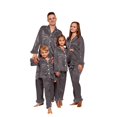 thumbnail image 4 of Family Christmas Pajamas Matching Sets Mom Style Soft Satin Gray Christmas Pajamas, 4 of 4