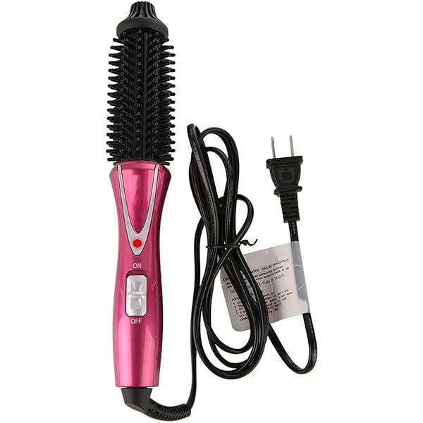 wonima11 1 1/2 Inch Volumizing Hot Air Hair Curling Brush, Portable Folding Electric Hair Styling Tool