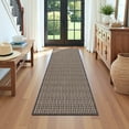 thumbnail image 6 of MeyJey Kitchen Rug Set 2 Piece, Non Slip Kitchen Floor Mats Machine Washable Mats for kitchen, Sink, Laundry, Hallway, Brown 20"x32"+20"x59", 6 of 11
