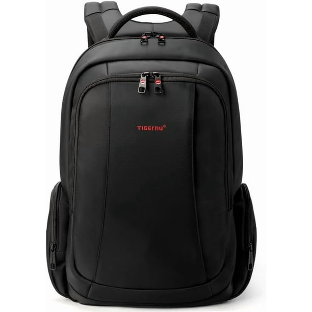 Tigernu Mochila para Laptop de 15,6 Pulgadas, Negra - Mochila Antirrobo Resistente Al Agua con Candado de Seguridad Gratuita, Compartimentos Acolchados para Laptop/tableta para Viajes