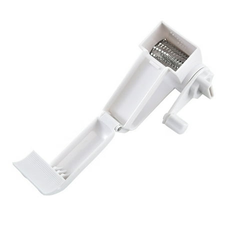 

FASLMH Stainless Steel Cheese Grater Hand Crank Cheese Grater Plastic Mini Cheese Grater