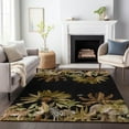 thumbnail image 6 of Addison Rugs Mayfield Washable Tropical Palms & Safari Animals Midnight Rectangle Rug, 2'6" x 3'10", 6 of 6