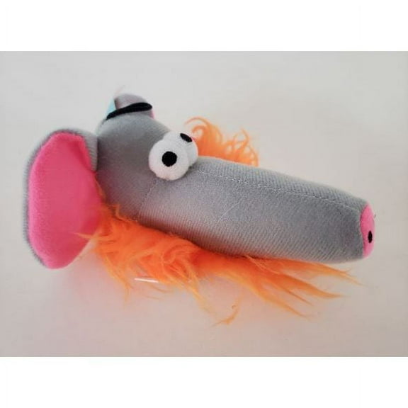 Zanies Griggles Furocious Friends Elephant Squeak Dog Toy 5"