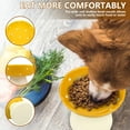 thumbnail image 6 of Keyohome Mushroom Raised Cat Bowl Cute Elevated Cat Bowl Wide Shallow Mushroom Food Dish 300ml Pet Food Dish Resin Elevated Dog Feeder for Home Travels, 6 of 10