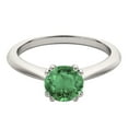 thumbnail image 3 of Mauli Jewels Engagement Rings for Women 0.90 Carat Emerald Engagement Ring 4 prong 10k White Gold, 3 of 8