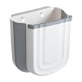 thumbnail image 2 of Cubo de basura de cocina colgante plegable Aimkeoulee 9L (gris), 2 of 7