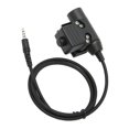 thumbnail image 3 of Ptt de auriculares u94, pu pu u94 ptt ptt cable ptt cable transparente voz de voz alta resistencia ptt para un teléfono móvil de 3.5 mm, 3 of 7