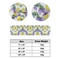 thumbnail image 6 of Xipuska Lemon Bed Runners for Twin Size Bed, Decorative Bed Throws for Foot of Bed, Purple Flower Floral Watercolor Summer Bed Runner Sofa Throw Bedding Scarf Protector Slipcover for Bedroom/Hotel, 6 of 6