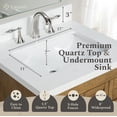 thumbnail image 3 of Lavanti Depos Solidwood 36-inch Bathroom Vanity with Sink - Stylish Gray Oak, 3 of 7