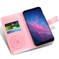 thumbnail image 3 of Asuwish Compatible with Cloud Mobile Stratus C7 Wallet Phone Case and Tempered Glass Screen Protector Flip Credit Card Holder Stand Mandala Flower Cell Cover for C_7 C 7 Women Men Pink, 3 of 8