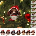 thumbnail image 4 of KCEHTA Dog Christmas Ornaments, Dog Ornaments for Christmas Tree, Cute Dog Themed Christmas Birthday Party Home Decorations for Family and Friends, 4 of 5