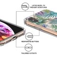 thumbnail image 4 of MOSNOVO Tropical iPhone Xs MAX Case, Tropical Palm Tree Leaves Pattern Printed Clear Design Transparent Back, 4 of 5