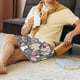thumbnail image 5 of Balery Llamas Pantalones cortos de pijama de punto de algodón para hombre con cinturilla y bolsillos-4X-Large, 5 of 6