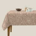 thumbnail image 5 of Zufioo Beige Sparkling Glitter Print Square Decorative Tablecloth, Wrinkle-resistant, Waterproof and Oil-resistant Tablecloth Coffee Table Cloth, Suitable for Restaurants-54"x54", 5 of 8