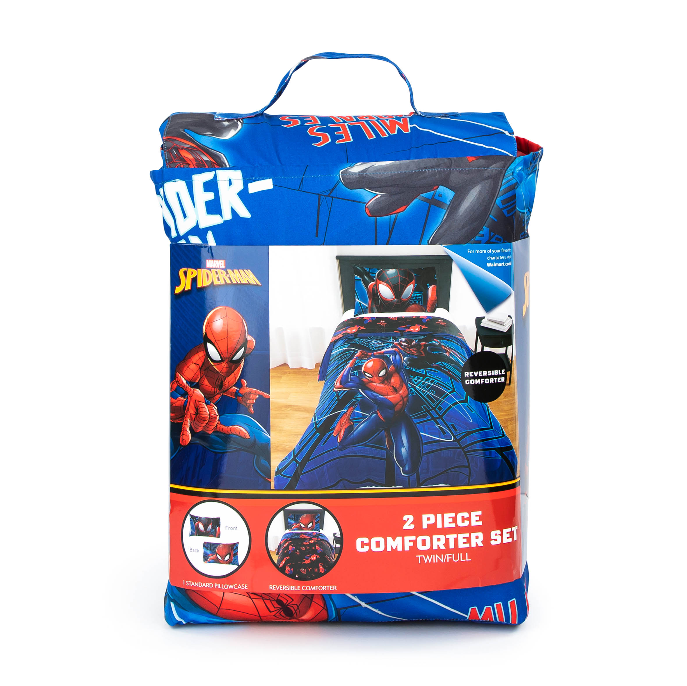 Spider-Man Kids 2-Piece Reversible Comforter Set, Twin/Full photo 7