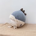 thumbnail image 3 of Staki Basic Winter Baby Boys Beanie Knitted Girls Hat Kids Earflap Beanies Warm Infant Toddler Hats(Blue,One Size), 3 of 5