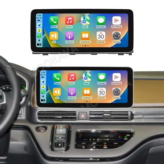 SNATEEN 12.3 inch Carplay Screen/Radio/Multimedia Player for Honda Odyssey 2022-2026 Model Universal Car Navigation/GPS Upgrade Headunit Android Display 1080P Touch Screen Replace System