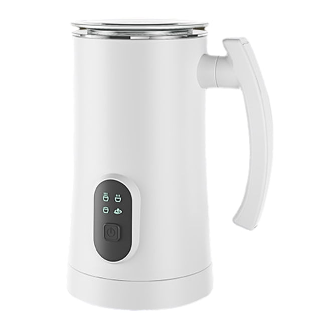 DQrwqpou Espumador Leche 4 en 1 Vaporizador Leche Tem Control 11 8 Oz/350 ML (blanco UE)