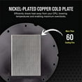 thumbnail image 3 of Corsair Hydro X Series XC7 RGB CPU Water Block (1200/AM4) - Nickel-Plated Copper Cold Plate - White - More Than 60 Micro-Cooling Fins - 16 Individually Addressable RGB LEDs, CX-9010007-WW, 3 of 6