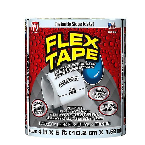 Waterproof tape / Flex tape - Extra strong - 10cm x 1.5m - Transparent Yalo