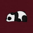thumbnail image 2 of Dalix Panda Embroidered Fleece Crewneck Long Sleeve Sweatshirt Mens in Maroon XL X-Large, 2 of 5