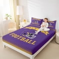 thumbnail image 4 of jejeloiu Football Sport Helmet Twin Sheet Sets,American Rugby Game Bedding For Boys Kids 3-Piece, 4 of 7