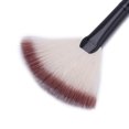 thumbnail image 3 of Brocha de maquillaje facial en forma de abanico, Base de base, rubor en polvo, bolígrafo (marrón) Ehuebsd Cuidado Belleza, 3 of 9