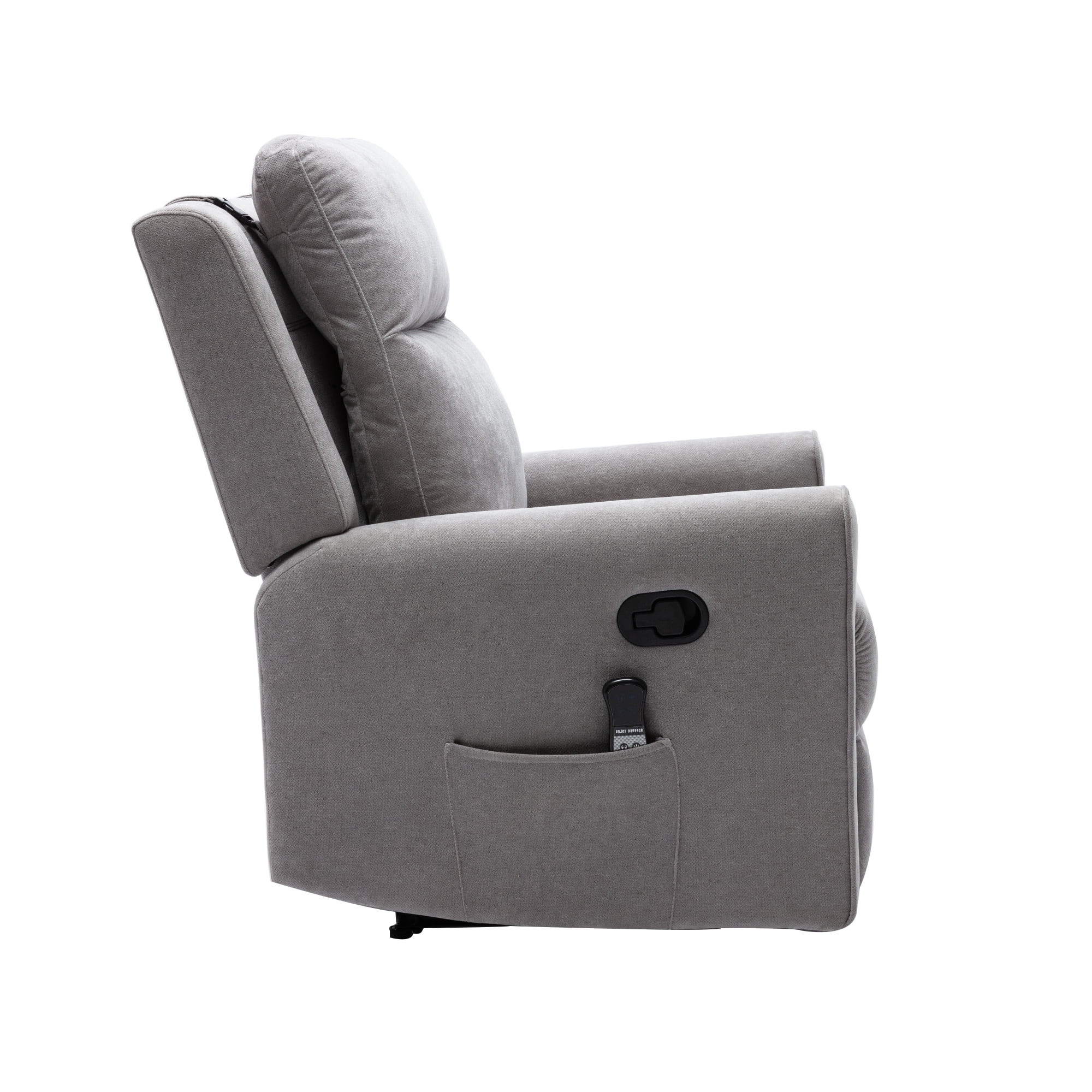 Kepooman Manual Recliner Chair with Heat and Rolling Kneading Massage for Living Room, Gray Kepooman Manual Recliner Chair with Heat and Rolling Kneading Massage for Living Room, Gray