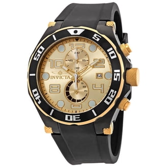 Invicta Pro Diver Men's 6991 Quartz GMT Watch with Black Dial