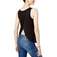 thumbnail image 2 of Carbon Copy Womens Now Is The New Later Tank Top, Black, Large, 2 of 2