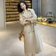 thumbnail image 1 of Gabardina con doble botonadura para mujer, cinturón con muescas, impermeable, elegante, con cinturón, con lazo, manga delgada, prendas de vestir exter - L L Soledad Gabardina de mujer, 1 of 10