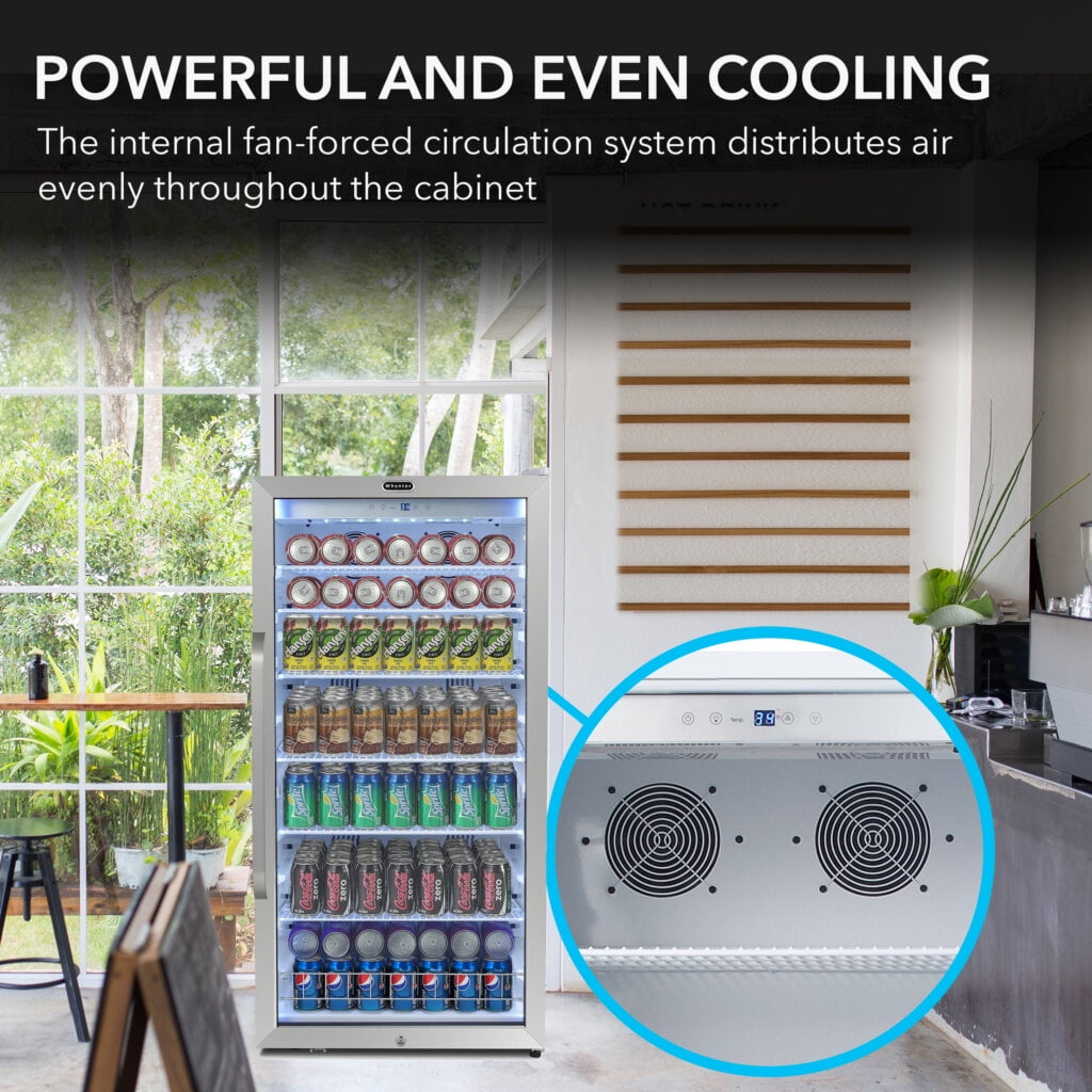 Whynter 10.6 cu ft Stainless Steel Commercial Beverage Fridge
