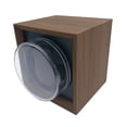 thumbnail image 1 of Enrollador de reloj para caja de reloj automática, organizador de almacenamiento, caja de presentación a prueba de polvo con cubierta, escritorio USB Redondo Negro, 1 of 9