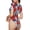 Leaves And Flowers1, variant on Picia Leopard Print Womens One Piece Swimsuits Modest Tummy Control Bathing Suits Lace Up Slimming Swim Suit-Small