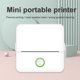 thumbnail image 4 of miniimpresora Impresora térmica portátil compatible con Bluetooth, impresora sin tinta de papel de 200dpi BT4.0, 4 of 9