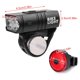 thumbnail image 2 of Linterna LED para manillar de bicicleta recargable por USB con luz trasera faro para ciclismo, 2 of 5