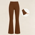 thumbnail image 5 of KICILVS Flare Leggings For Women High Waist Yoga Pants with Pockets Soft Stretch Pants for Workout and Daily Wear Brown, 5 of 9