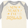 thumbnail image 4 of Inktastic New Year's Eve Squad with Stars in Gold Boys or Girls Long Sleeve Baby Bodysuit, 4 of 5